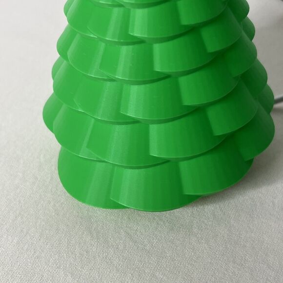 Lighted Green Christmas Tree Decor Night Light Decorative Holiday Xmas UBS - Picture 5 of 9